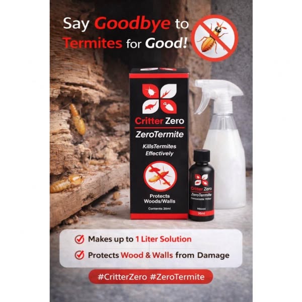 Say goodbye to termites for good. Protect wood and walls from costly pest damage.