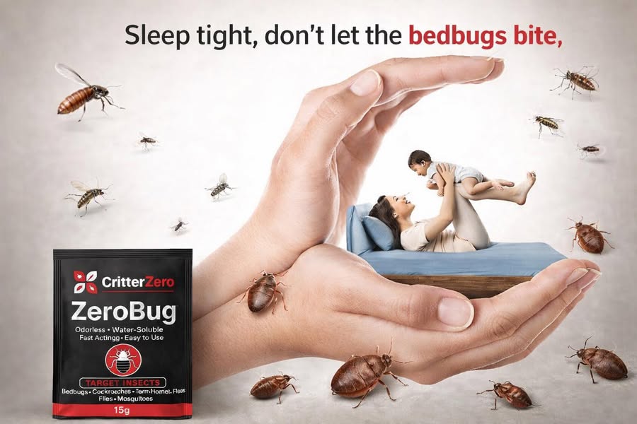 Sleep tight, don't let the bedbugs bite. ZeroBug helps protect your home from bedbugs, cockroaches, mosquitoes, and more.